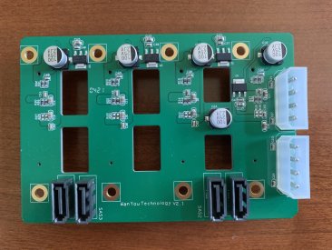 Backplane for U-NAS 401, 410, 810 and 810A Chassis