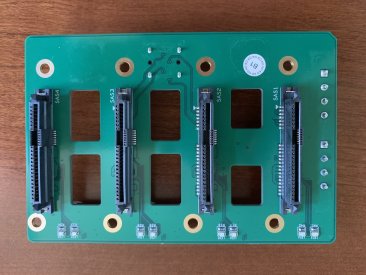 Backplane for U-NAS 401, 410, 810 and 810A Chassis